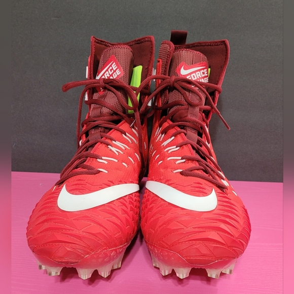 Nike Force Savage TD Football Cleats Men\'s Size US 18 Red And White main image 7